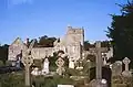 Abbey and cemetery