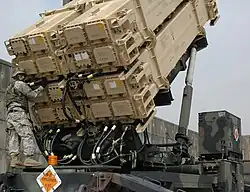 MIM-104 Patriot launcher with PAC-3 MSE missiles