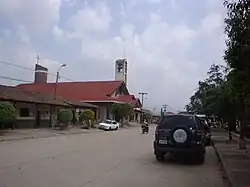The town
