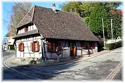 The town hall in Obermorschwiller