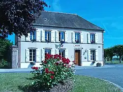 The town hall in Marville-Moutiers-Brûlé