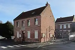 The town hall in Roucourt