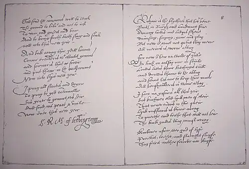 Portion of the Maitland Quarto Manuscript