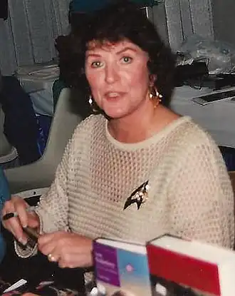 Majel Barrett, who portrayed Christine Chapel
