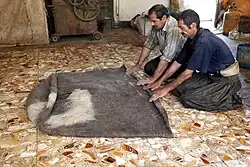 Bakhtiari felting in Shahr-e Kord