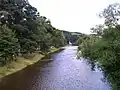 Jizera River in Malá Skála