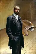 Jacek Malczewski, Self-portrait with a Palette, 1892