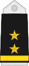 Second lieutenant ލެފްޓިނަންޓް (Maldivian Coast Guard)