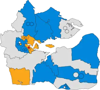 1991 results map