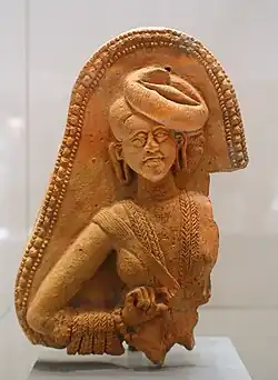 Male figure, Chandraketugarh, India, 2nd-1st century BCE