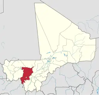 Location within Mali