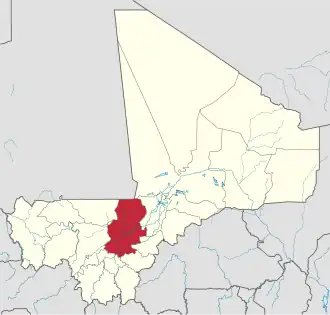 Location within Mali