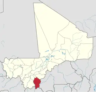 Location within Mali