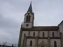 The church in Maligny