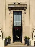 Malmaison Hotel, Glasgow entrance, Former St Jude's church 1840