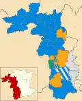 2011 results map