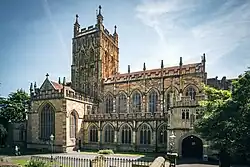 photo of a large church Malvern PrioryGreat Malvern Priory