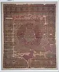 Mamluk prayer rug. c. 1500. Museum of Islamic Art, Berlin