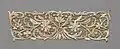 Polychrome lace by Michelangelo Jesurum combines styles and colored threads for effect.