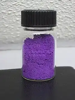 Manganese violet is a synthetic pigment invented in the mid-19th century.