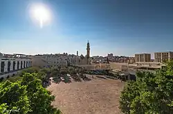 Manger Square, in Central Bethlehem