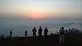 Sunrise in summer
