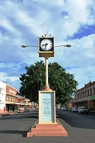 Clock tower in the main street