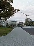 View from Kirkkokatu to east.