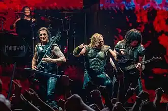 Manowar performing in 2025