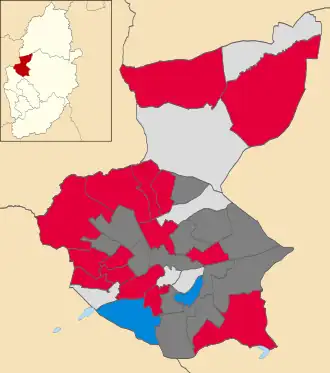 2019 results map