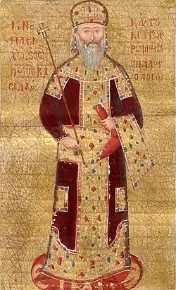 Byzantine Emperor Manuel II Palaiologos (Matthew in monasticism).