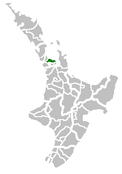 Manukau City within New Zealand