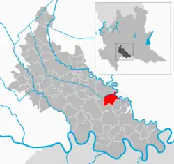 Location of Castiglione d'Adda
