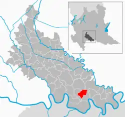 Location of San Fiorano