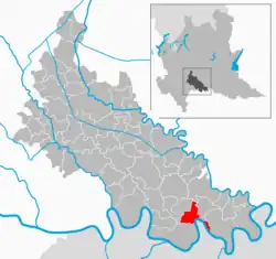 Location of Santo Stefano Lodigiano