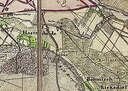 Hasenheide and the Berlinische Wiesen, 1842