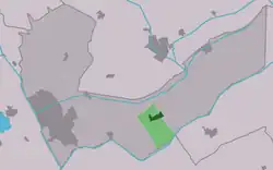Location in the Heerenveen municipality