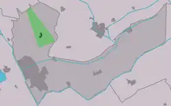 Location in the Heerenveen municipality