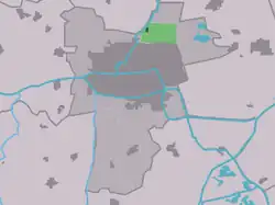 Location in Leeuwarden municipality