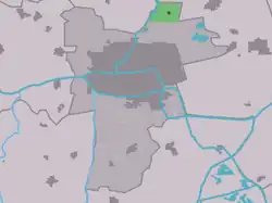 Location in Leeuwarden municipality
