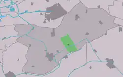 Location in Opsterland municipality