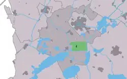Location in the former Wymbritseradiel municipality