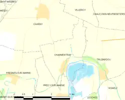 Location of Charmentray