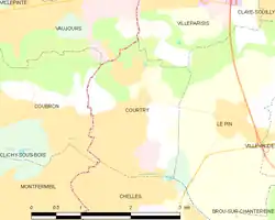 Location of Courtry