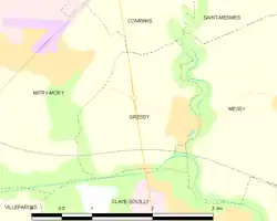 Location of Gressy