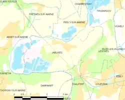 Location of Jablines