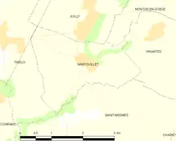 Location of Nantouillet