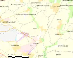 Location of Thieux