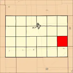 Location within Kingman County