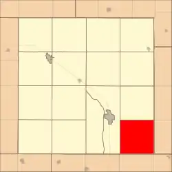 Location in Cuming County